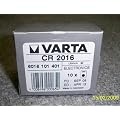 Varta CR 2016 Lithium Knopfzelle
