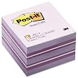 Post-it&reg; Cube, 3 x 3, Purple Passion, 490 Sheets