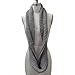 Spinningdaisy Women's Chunky Knit Infinity Scarf Grey Color