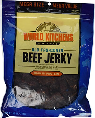 World Kitchens Beef Jerky 10 Ounce World Kitchen 044596130161