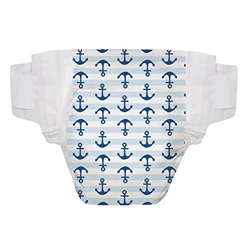 The Honest Company Diapers - Anchor Design (Size 3)- 34 ct
