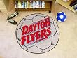 Dayton Flyers 29" Round Soccer Ball Floor Mat (Rug)