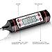 Besiva Digital Cooking Thermometers with Instant Read, Long Probe, LCD Screen, Anti-Corrosion for Food, Meat, Grill, BBQ, Milk and Water(Black)
