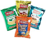 Herr's 4-Flavor Variety Pack Potato Chips, 1-Ounce Bags (Pack of 42)