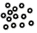 Black Spur Wheel Silicone O-Rings (Pack of 10)