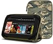 Punchcase Ace Zip Round Standing Case for Kindle Fire 'Camouflage' Green (will only fit Kindle Fire)