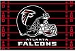 Atlanta Falcons Tufted Floor Rug - NFL Football Fan Shop Sports Team Merchandise