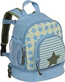 Lassig Kids Cute Backpack Pre-School Kindergarten Bag Kids Bag with chest strap, name badge and drin