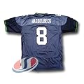 Matt Hasselbeck Jersey: Reebok Blue Replica #8 Seattle Seahawks Jersey - Medium