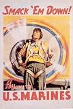 Smack 'Em Down - Artist: Poster War - Art Print Poster Size: 22.50 by 32.50 inches