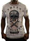 REMETEE by Affliction American Customs On The Tracks Mens Skull T-Shirt