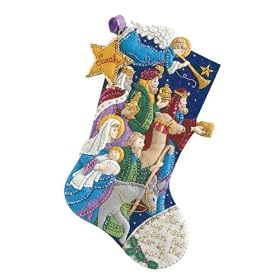 Bucilla 86055 Felt Applique Stocking Kit, The Procession