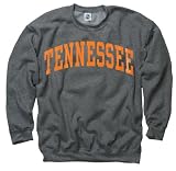 Tennessee Volunteers Dark Heather Arch Crewneck Sweatshirt