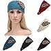 Lookatool Womens Warm Hat Skiing Cap Knitted Empty Skull Beanie Headband (!Black)