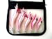 Kamikaze -5 x PINK LASER SQUID JIGS MIXED SIZE with Bag
