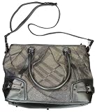 Burberry 'Medium' Shimmer Check Print Hobo Hangbag
