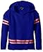 Derek Heart Girls' 7gg Stripe L/SLV V-nk Hoodie W/Side Slits