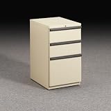 20000 Series Mobile Pedestal File, 3-Drawer: 2 Box/1 File, 19-7/8d, Charcoal (HON23720S)