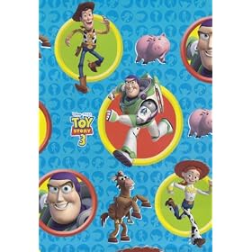 Toy Story Wrapping Paper with Gift Tags - Pack of 2