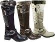 TAMARIS Leather Style RAIN SHOWER WATER PROOF FUR LINED Winter Knee High Snow Boots RRP £69.99