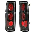 86 87 88 89-97 NISSAN HARDBODY PICKUP BLACK TAIL LIGHTS