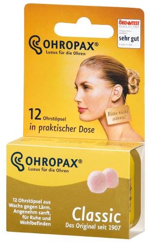 Ohropax Classic Earplugs - 12 Earplugs