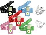 3n1 Combo - Neorpene Adjustable Sport Armband for Apple iPod Nano Chromatic 4th Generation 8gb 16gb - FITS UP TO 14" BICEP - (Nano 4 MP3 NOT Included)