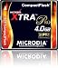 MICRODIA 4GB 160x XTRA Pro Compact Flash CF Card (Retail Package)