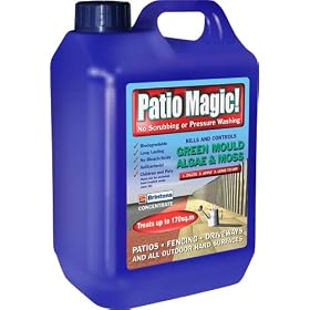 Patio Magic! 5 Litres Liquid Concentrate Mould, Algae and Moss Killer
