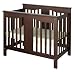 Annabelle Mini Crib (Converts to Twin Bed Using M4799) in Espresso Finish By Da Vinci Baby Furniture
