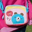 Pretty Embroidered Applique Fabric Art Bag