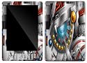 Silver Robot Design Decal Protective Skin Sticker for Amazon Kindle DX