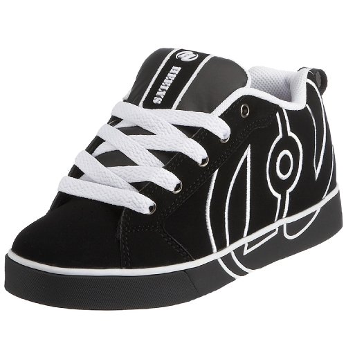 Heelys Little Kid/Big Kid No Bones Lo Skate Shoe,Black/White,5 M US Big Kid