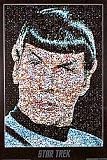 STAR TREK POSTER SPOCK MOSAIC REPRINT 27X41