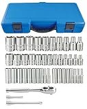 KT Pro Tools A2505CR 1/4' Drive 44-Piece Combination Socket Set [並行輸入品]