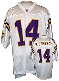 Minnesota Vikings Mens NFL Football Jersey Brad Johnson #14 White