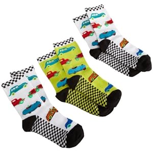Country Kids Boys 2-7 Cars Sock 3 Pack