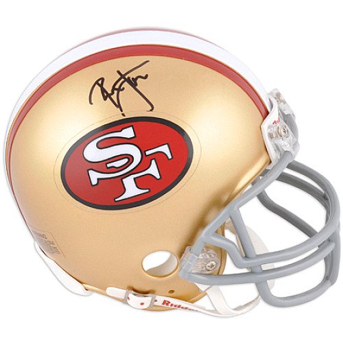 Mounted Memories San Francisco 49ers Ronnie Lott Autographed Mini Helmet