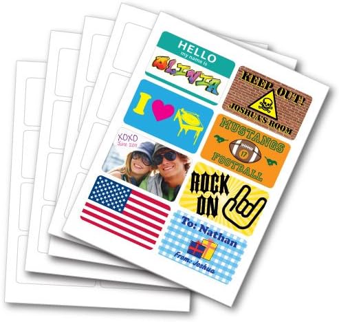 StickerYou Make+Print Rectangle 3.75" x 2.25" Glossy Stickers (Pack of 40 stickers)