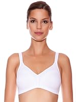 Selene Sujetador Sin Aros Foam Algodón Doble Capa Copa C (Blanco)