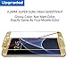 S7 Edge Screen Protector, Kissral® Samsung Galaxy S7 Edge Curved Edge Screen Protector [Full Screen Coverage], Ultra Slim HD Clear Protector Tempered Glass Screen for S7 Edge (Gold)