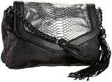Nanette Lepore Handbags Contrast Cobra-Embossed Satchel