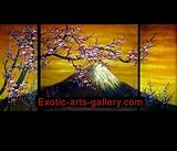 Abstract Art Plum Blossom Chinese Feng Shui Painting 370