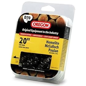 Oregon 20-Inch Vanguard Chain Saw Chain Fits Homelite, McCulloch, Poulan #D70 by Oregon Scientific
