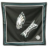Philadelphia Eagles Jersey Style Bandanas (Measures 22" x 22") - Black