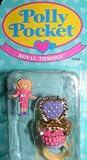 Vintage Polly Pocket Royal Throne Ring - Keepsake Collection Golden Accent (1994)