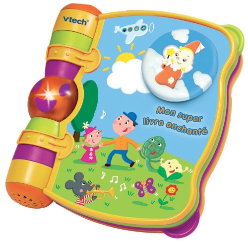Vtech - Jouet 1er �ge- Eveil - Mon Super Livre Enchant� (2 Mod�les Assortis)