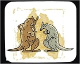 Mouse Pad with australia, animals, wildlife, kangaroo, animal