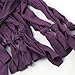 Huan Xun Unique Rose Pendant Cotton Polyester Scarf, Purple