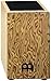 Meinl Percussion CAJ8MB-M String Cajon with Pickup, Makah Burl Front Plate, Wood/Brown